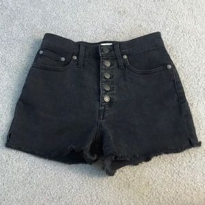 Madewell Button Fly Denim Shorts